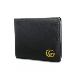 グッチ(Gucci) グッチ 財布 GGマーモント 473960 レザー ブラック   メンズ