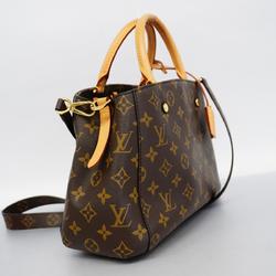 ルイ・ヴィトン(Louis Vuitton) ルイ・ヴィトン ハンドバッグ モノグラム モンテーニュBB M41055 ブラウンレディース