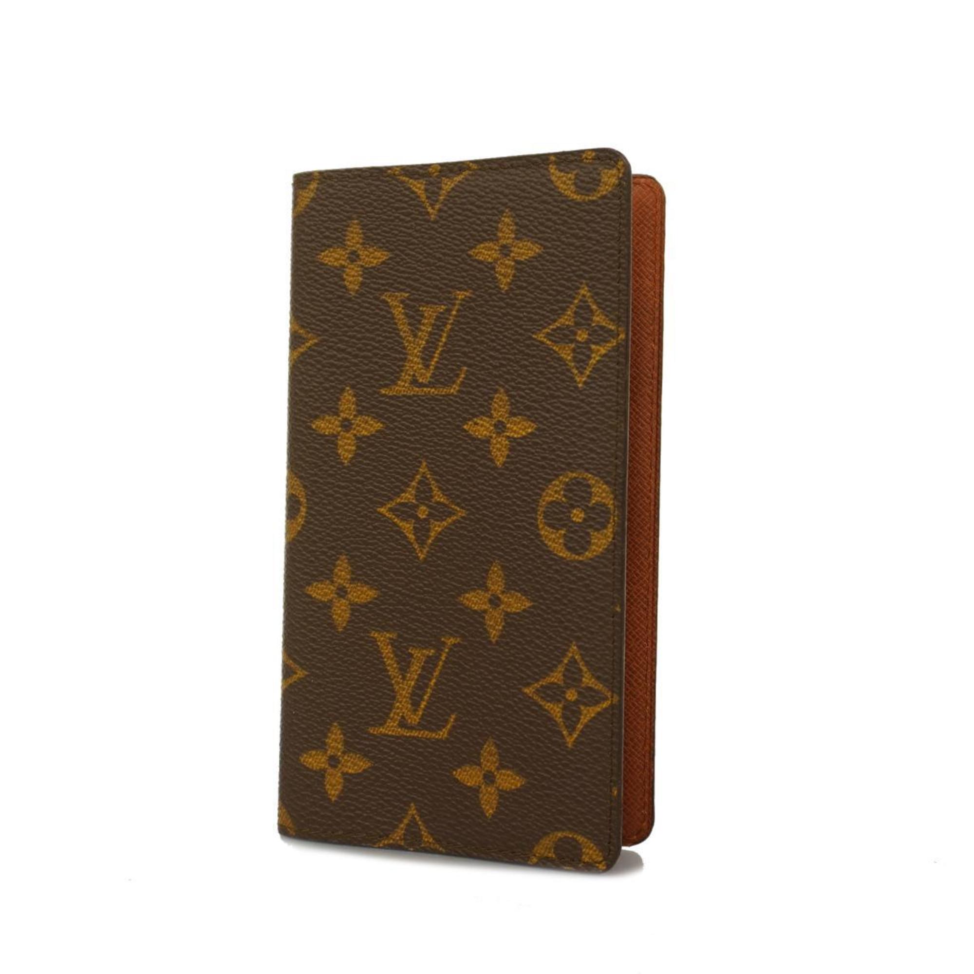 ルイ・ヴィトン(Louis Vuitton) ルイ・ヴィトン 手帳カバー モノグラム ポケット M56341 ブラウンメンズ レディース