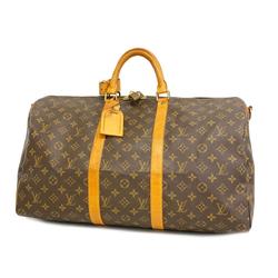 ルイ・ヴィトン(Louis Vuitton) ルイ・ヴィトン ボストンバッグ モノグラム キーポルバンドリエール50 M41416 ブラウンメンズ レディース