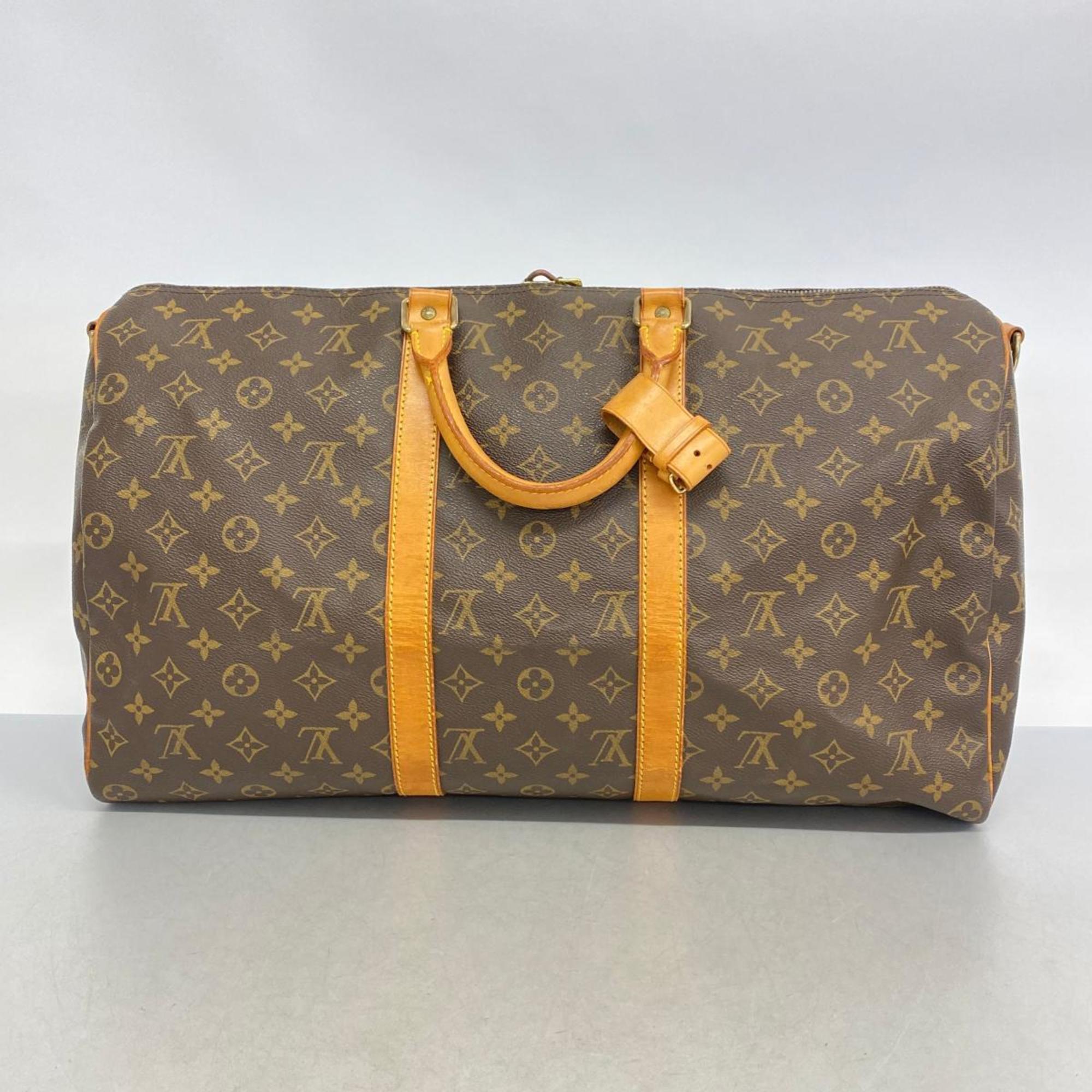 ルイ・ヴィトン(Louis Vuitton) ルイ・ヴィトン ボストンバッグ モノグラム キーポルバンドリエール50 M41416 ブラウンメンズ レディース