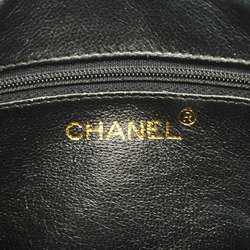 シャネル(Chanel) シャネル ショルダーバッグ 付きチェーンショルダー ラムスキン ブラック   レディース