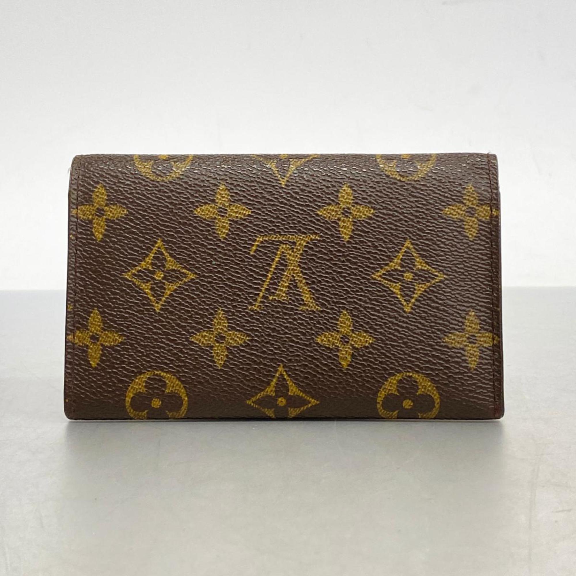 ルイ・ヴィトン(Louis Vuitton) ルイ・ヴィトン 財布 モノグラム ポルトモネジップ M61735 ブラウンメンズ レディース