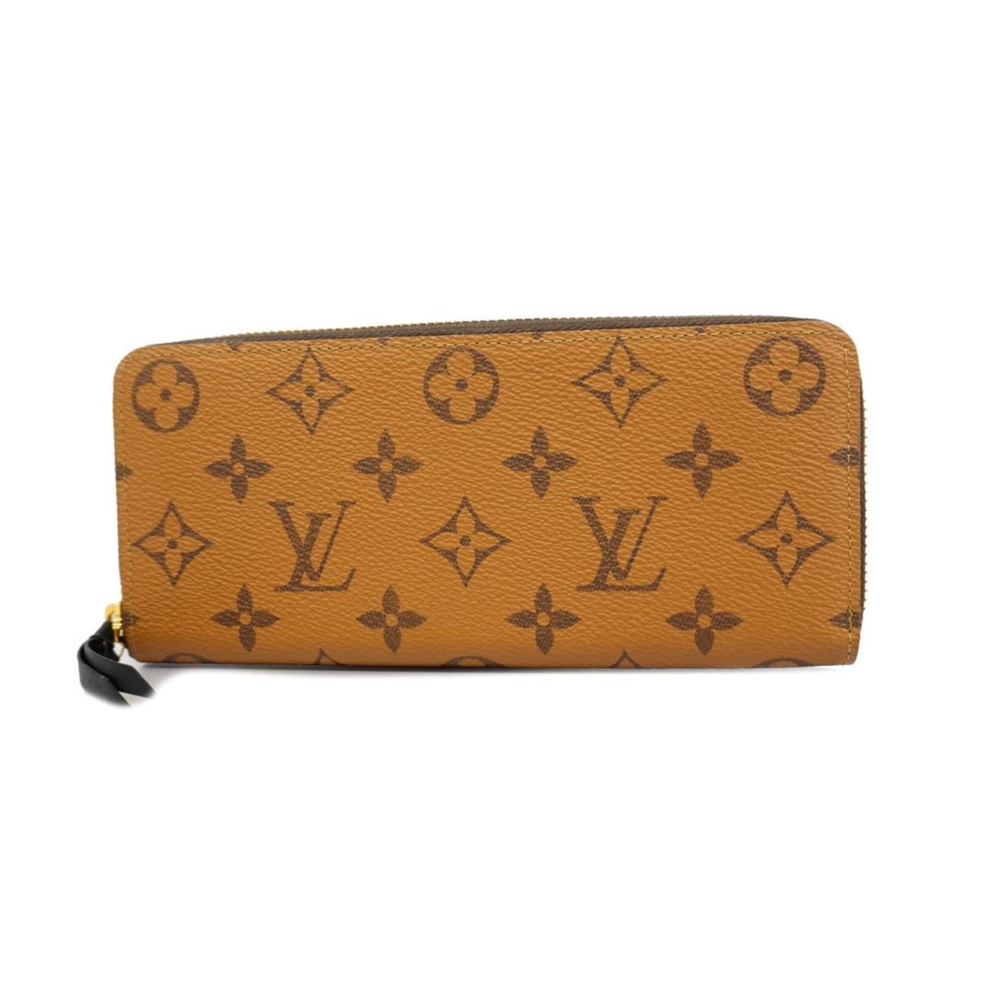 ルイ・ヴィトン(Louis Vuitton) ルイ・ヴィトン 長財布 モノグラムリバース ポルトフォイユクレマンス M82336 ブラウンメンズ レディース