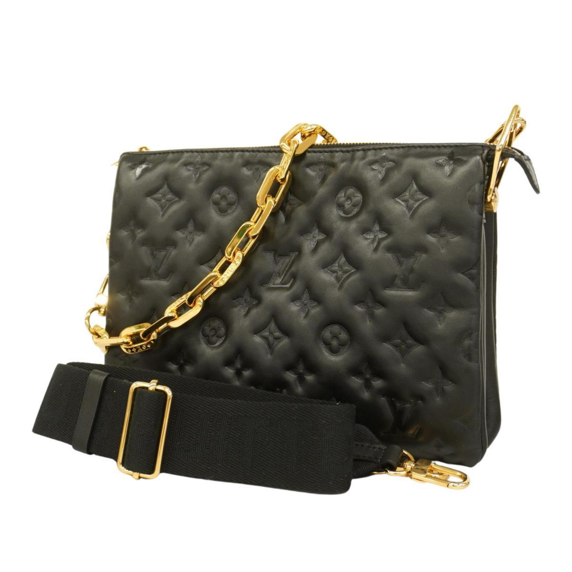 ルイ・ヴィトン(Louis Vuitton) ルイ・ヴィトン ショルダーバッグ モノグラム・エンボス クッサンPM M21262 ノワールレディース