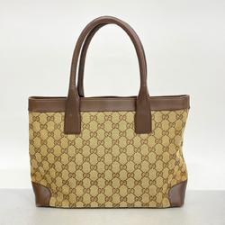 グッチ(Gucci) グッチ トートバッグ GGキャンバス 002 1119 キャンバス レザー ブラウン   レディース