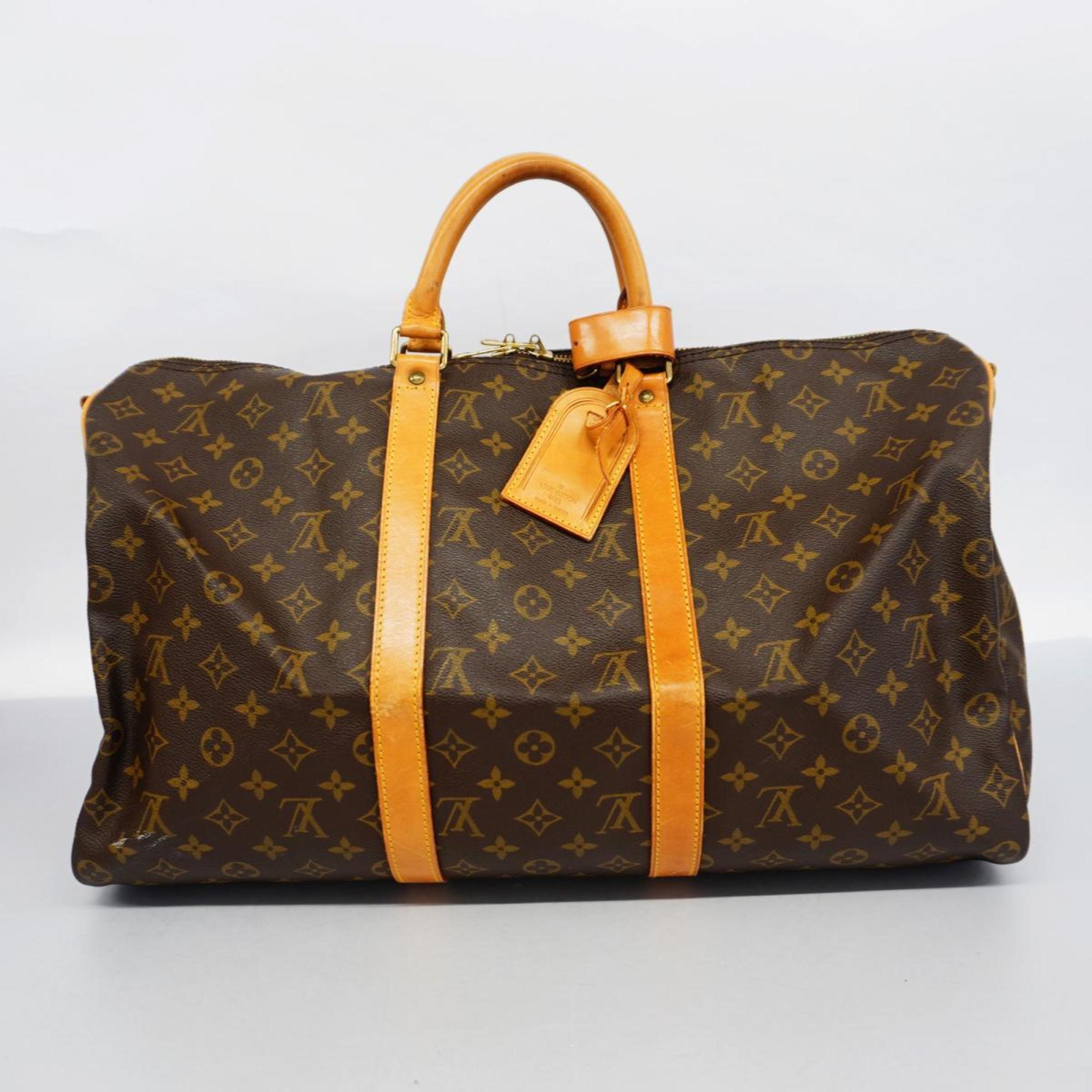 ルイ・ヴィトン(Louis Vuitton) ルイ・ヴィトン ボストンバッグ モノグラム キーポルバンドリエール50 M41416 ブラウンメンズ レディース