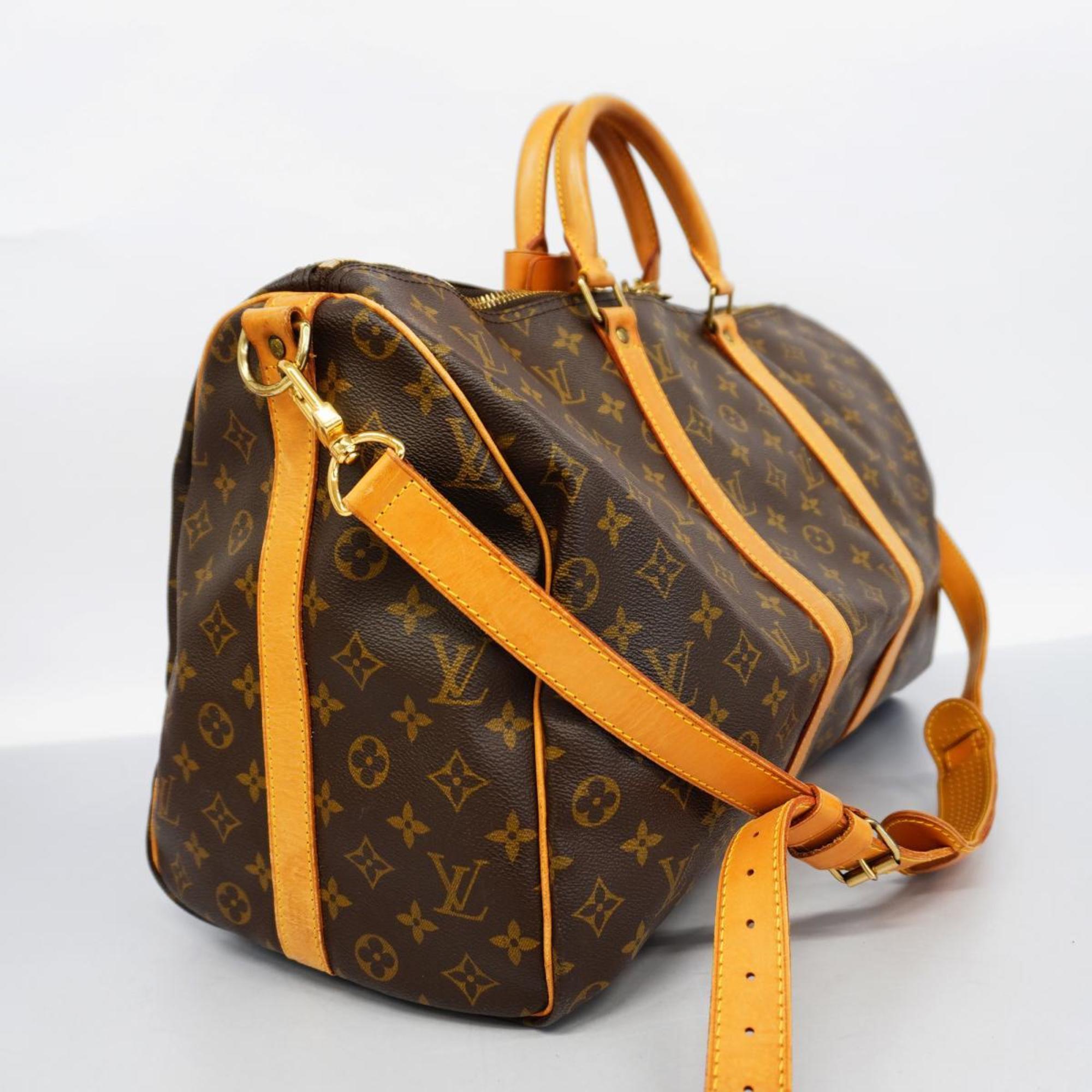 ルイ・ヴィトン(Louis Vuitton) ルイ・ヴィトン ボストンバッグ モノグラム キーポルバンドリエール50 M41416 ブラウンメンズ レディース