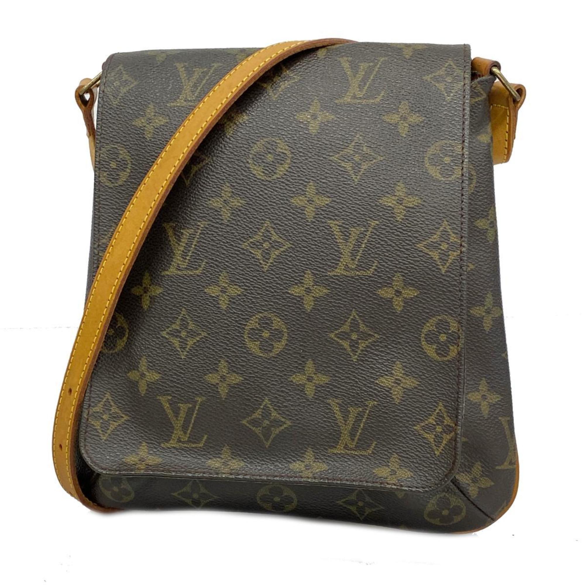 ルイ・ヴィトン(Louis Vuitton) ルイ・ヴィトン ショルダーバッグ モノグラム ミュゼットサルサショートストラップ M51258 ブラウンレディース