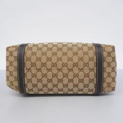 グッチ(Gucci) グッチ トートバッグ GGキャンバス 364835 キャンバス ブラウン シャンパン  レディース