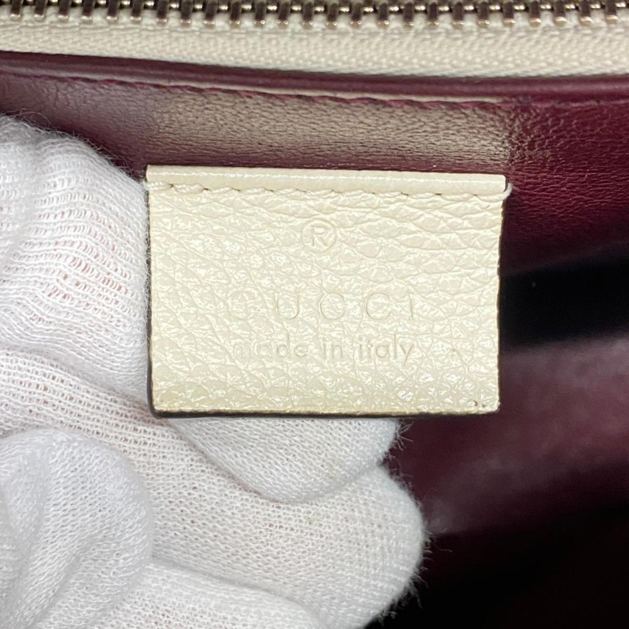 グッチ(Gucci) グッチ ハンドバッグ ズゥミ 569712 レザー アイボリー    レディース