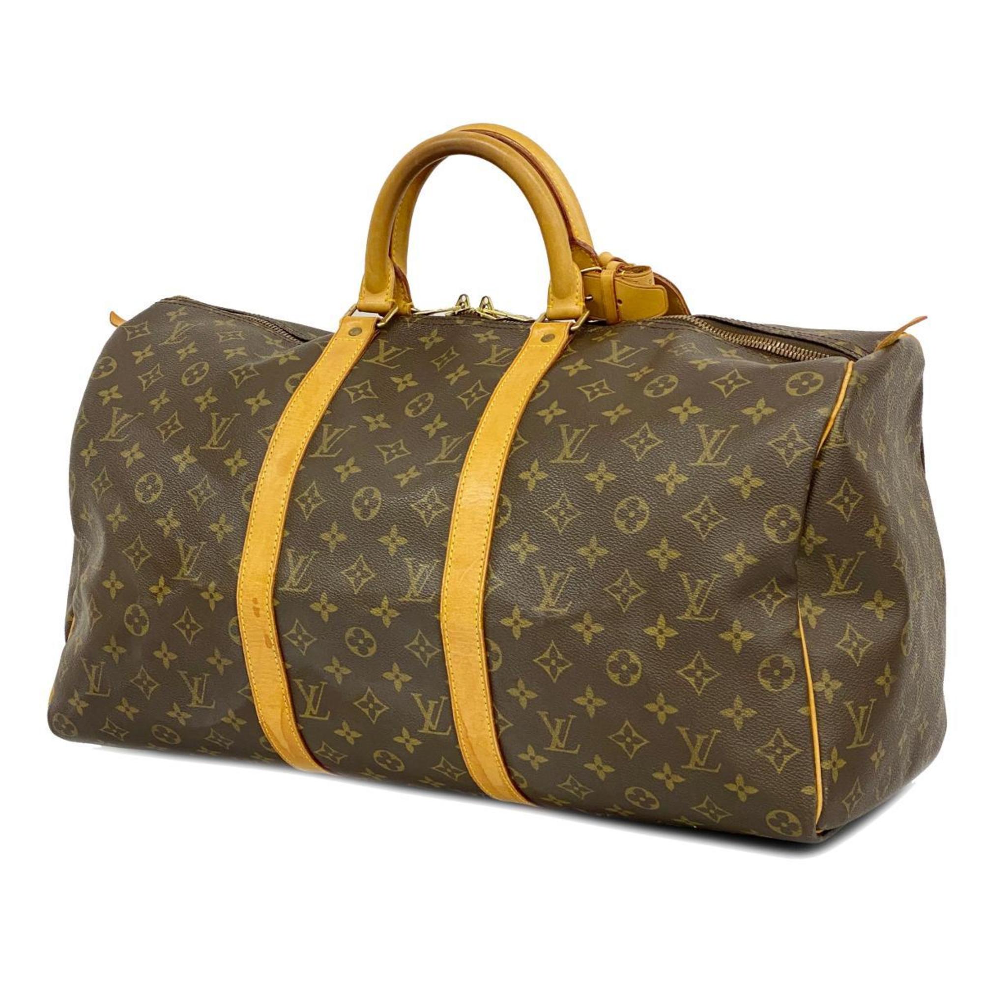 ルイ・ヴィトン(Louis Vuitton) ルイ・ヴィトン ボストンバッグ モノグラム キーポル50 M41426 ブラウンメンズ レディース