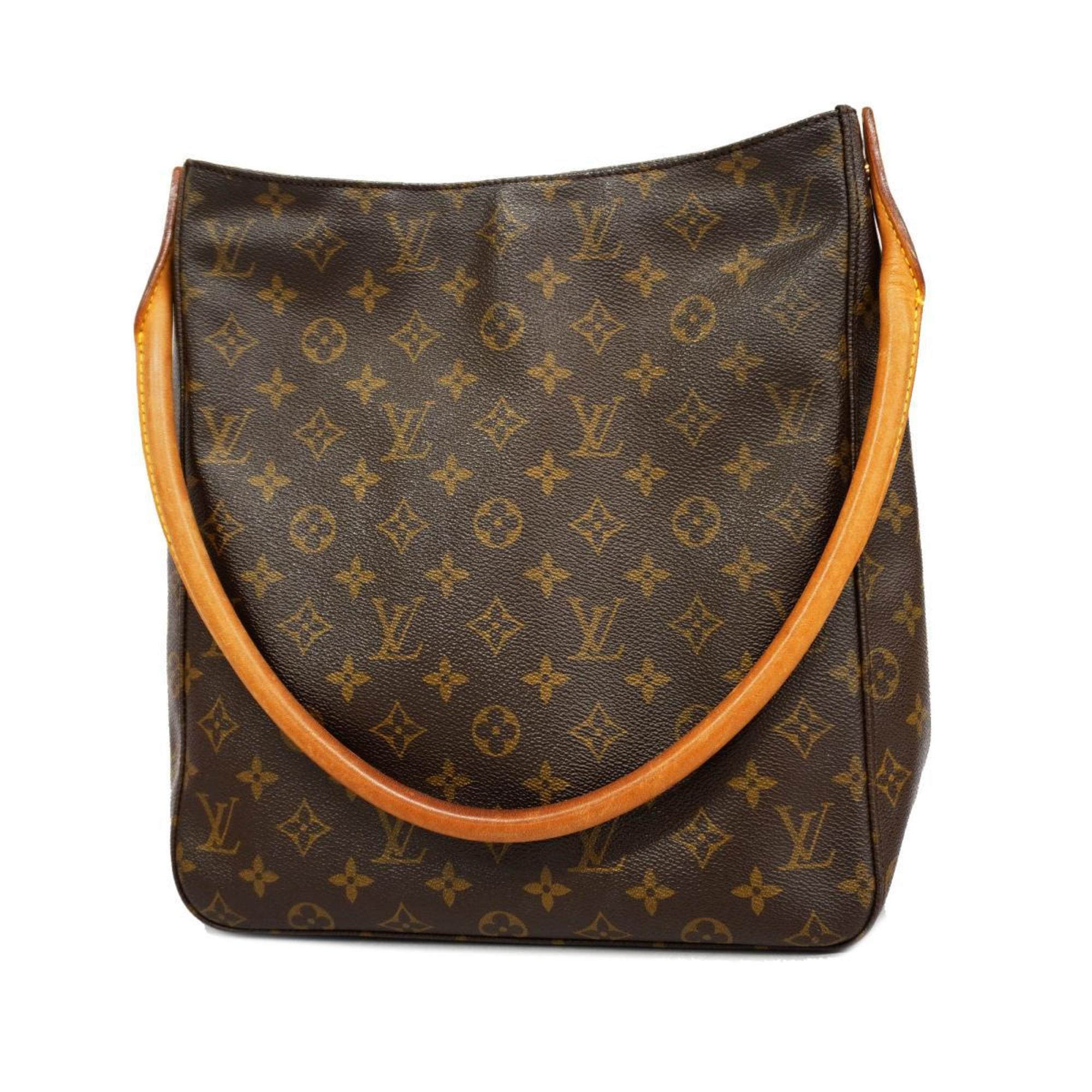 ルイ・ヴィトン(Louis Vuitton) ルイ・ヴィトン ショルダーバッグ モノグラム ルーピングGM M51145 ブラウンレディース