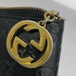 グッチ(Gucci) グッチ 長財布 グッチシマ 409342 レザー ブラック   レディース