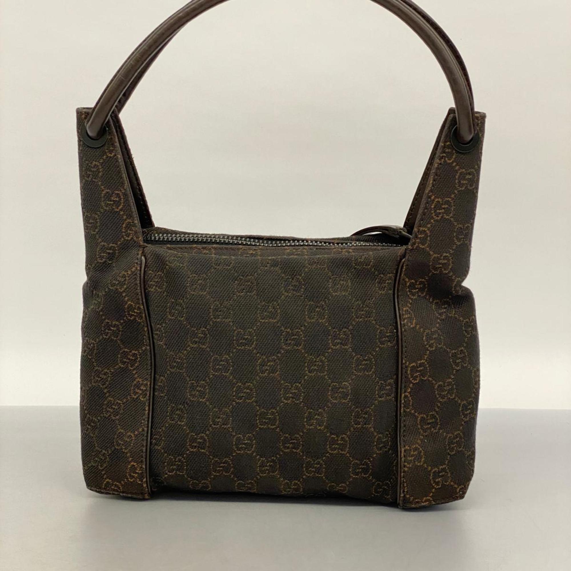 グッチ(Gucci) グッチ ハンドバッグ 101333 デニム ブラウン  レディース