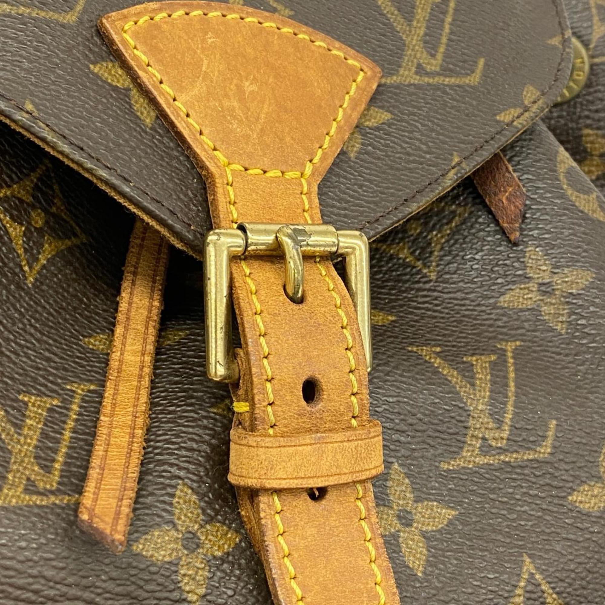 ルイ・ヴィトン(Louis Vuitton) ルイ・ヴィトン リュックサック モノグラム モンスリMM M51136 ブラウンレディース