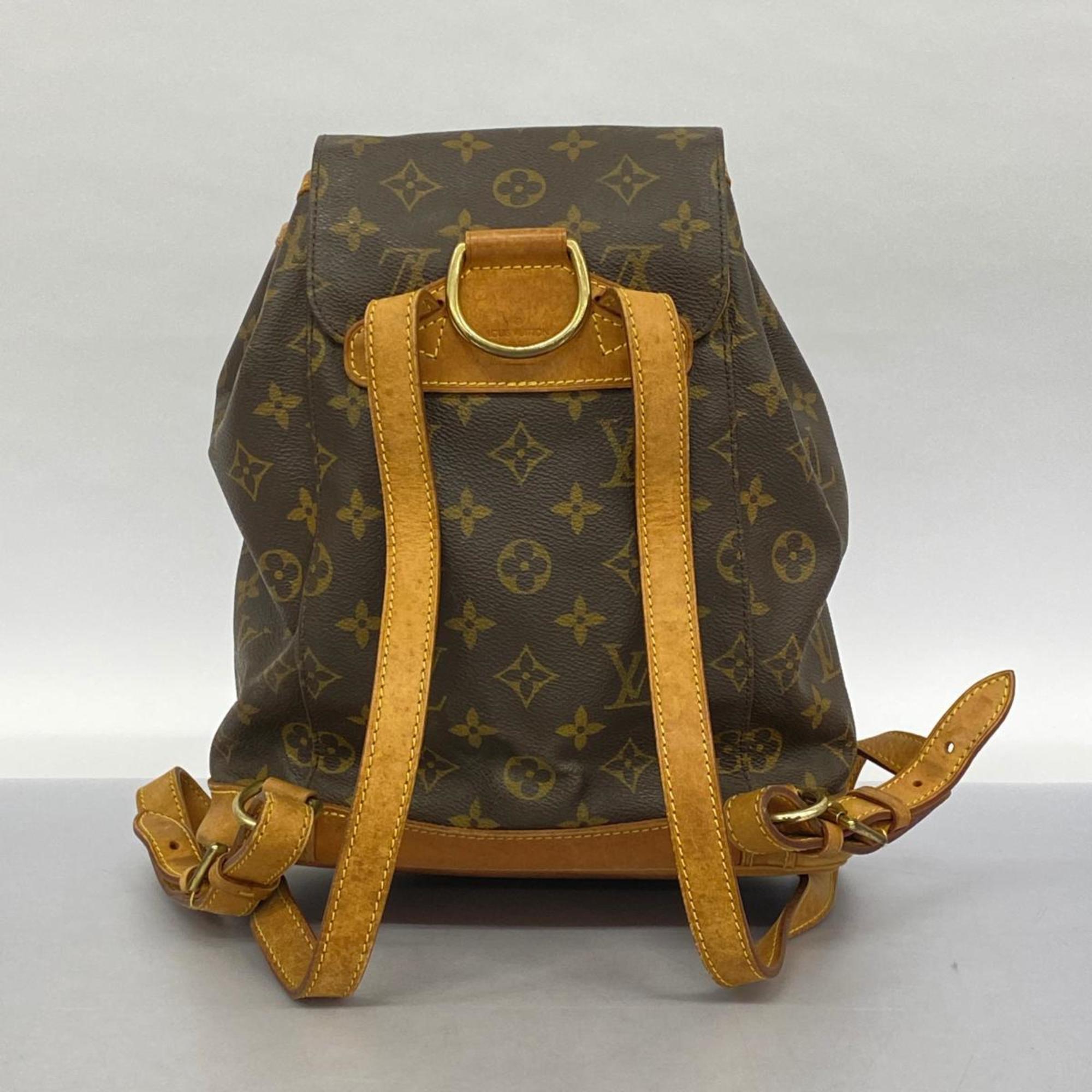 ルイ・ヴィトン(Louis Vuitton) ルイ・ヴィトン リュックサック モノグラム モンスリMM M51136 ブラウンレディース