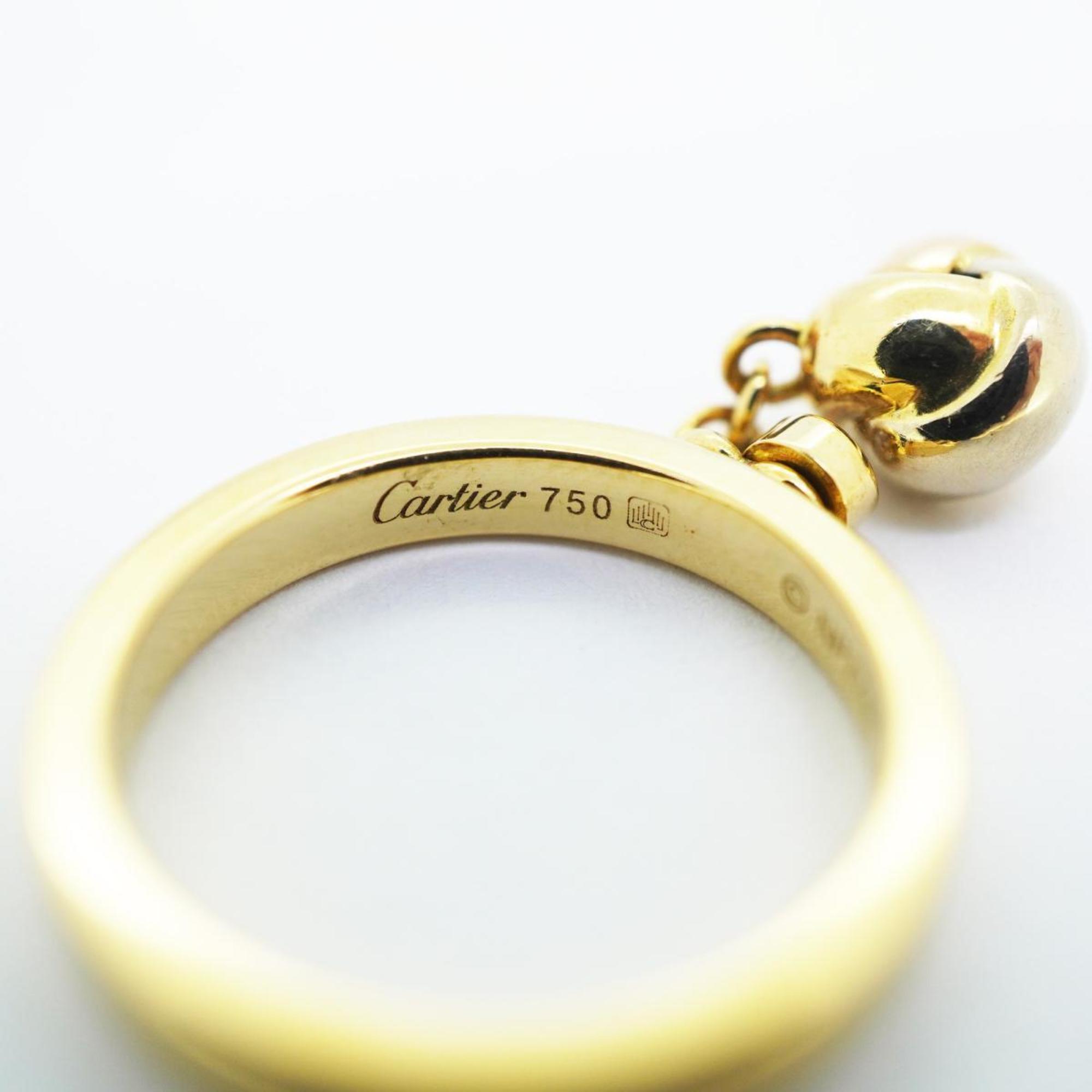 カルティエ(Cartier) カルティエ リング ベビートリニティ ボール 1PD#49 ダイヤモンド K18YG イエローゴールド K18WG ホワイトゴールド K18PG ピンクゴールド  レディース