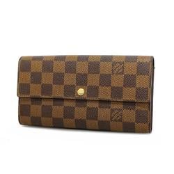 ルイ・ヴィトン(Louis Vuitton) ルイ・ヴィトン 長財布 ダミエ ポルトフォイユサラ N61734 エベヌレディース