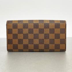 ルイ・ヴィトン(Louis Vuitton) ルイ・ヴィトン 長財布 ダミエ ポルトフォイユサラ N61734 エベヌレディース