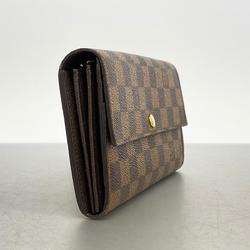 ルイ・ヴィトン(Louis Vuitton) ルイ・ヴィトン 長財布 ダミエ ポルトフォイユサラ N61734 エベヌレディース