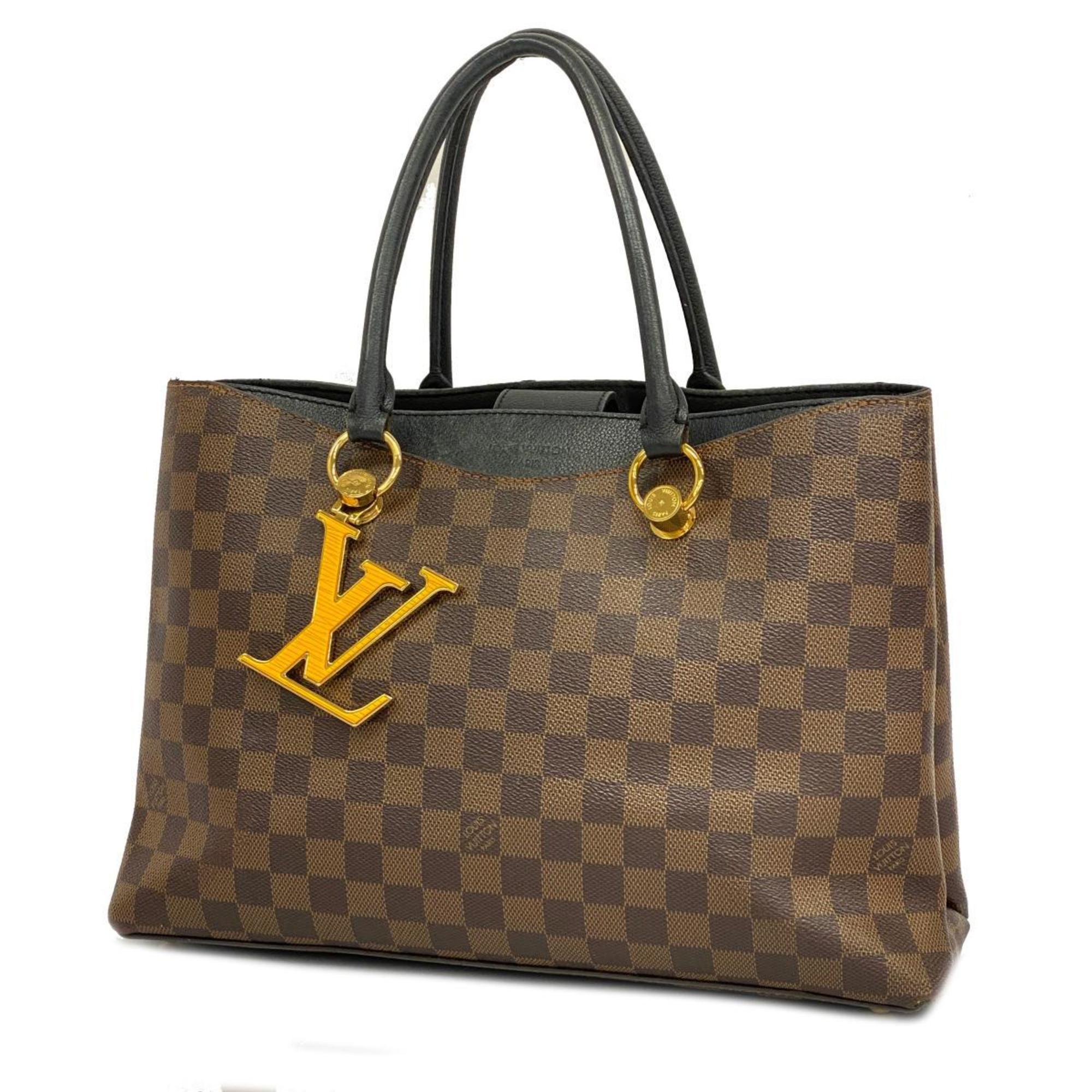 ルイ・ヴィトン(Louis Vuitton) ルイ・ヴィトン ハンドバッグ ダミエ LVリバーサイド N40050 エベヌ ノワールレディース