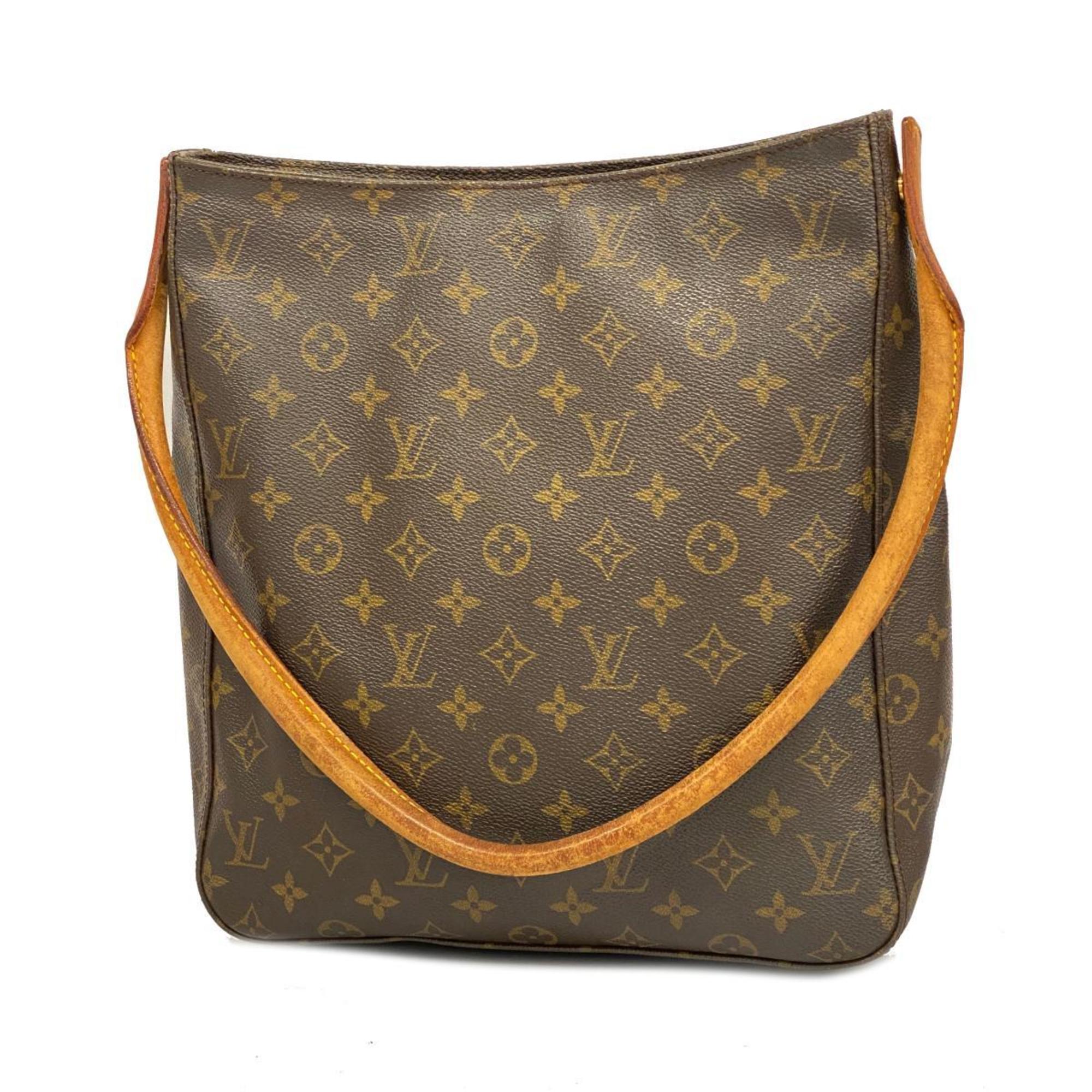 ルイ・ヴィトン(Louis Vuitton) ルイ・ヴィトン ショルダーバッグ モノグラム ルーピングGM M51145 ブラウンレディース