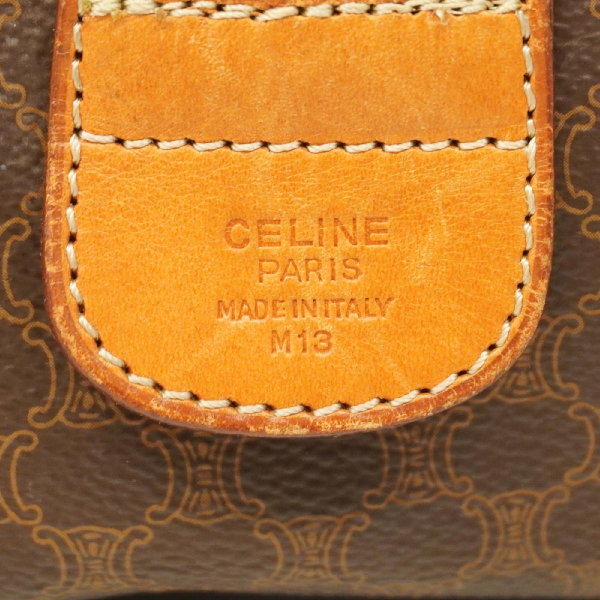 セリーヌ(Celine) セリーヌ ハンドバッグ マカダム  ブラウン   レディース