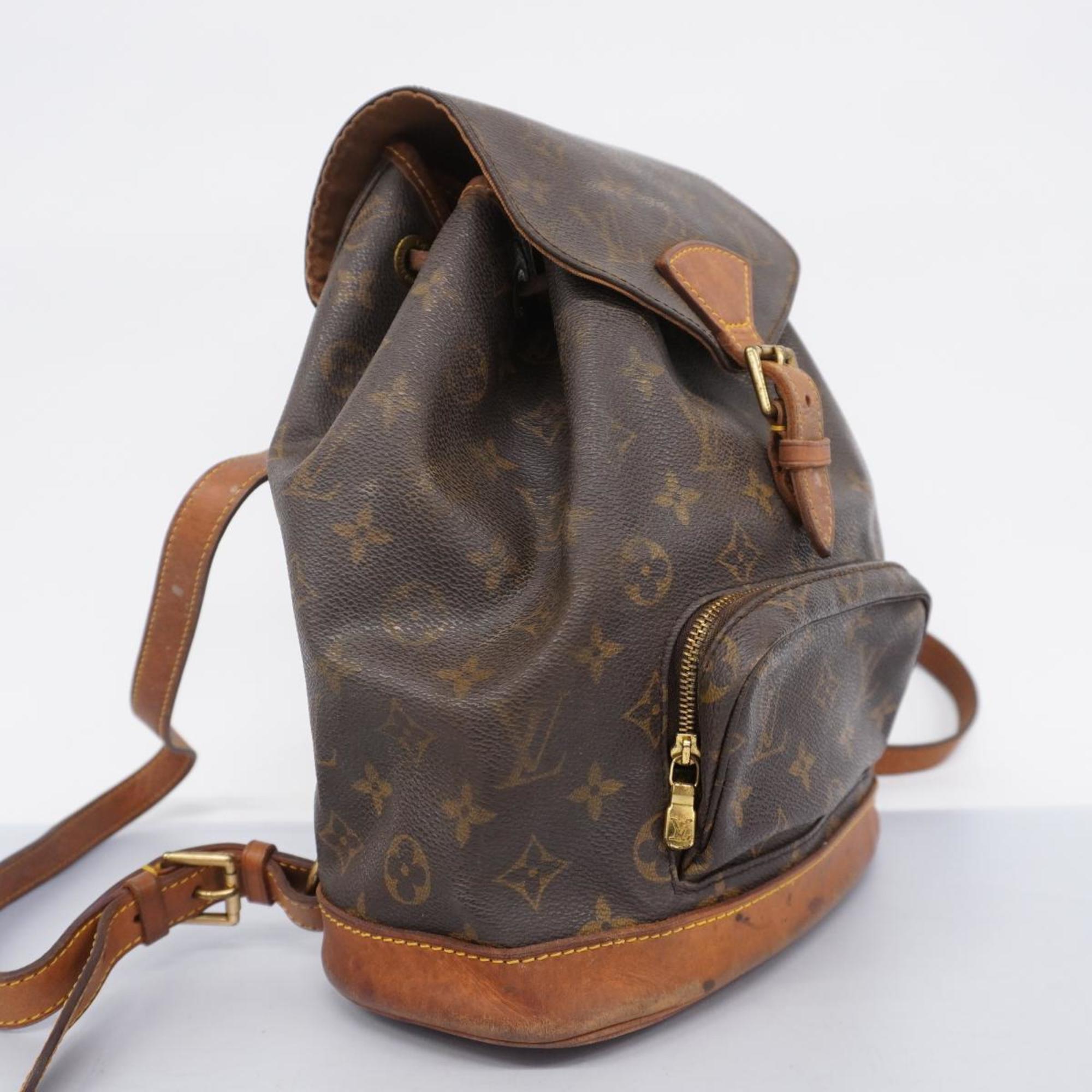 ルイ・ヴィトン(Louis Vuitton) ルイ・ヴィトン リュックサック モノグラム モンスリMM M51136 ブラウンレディース