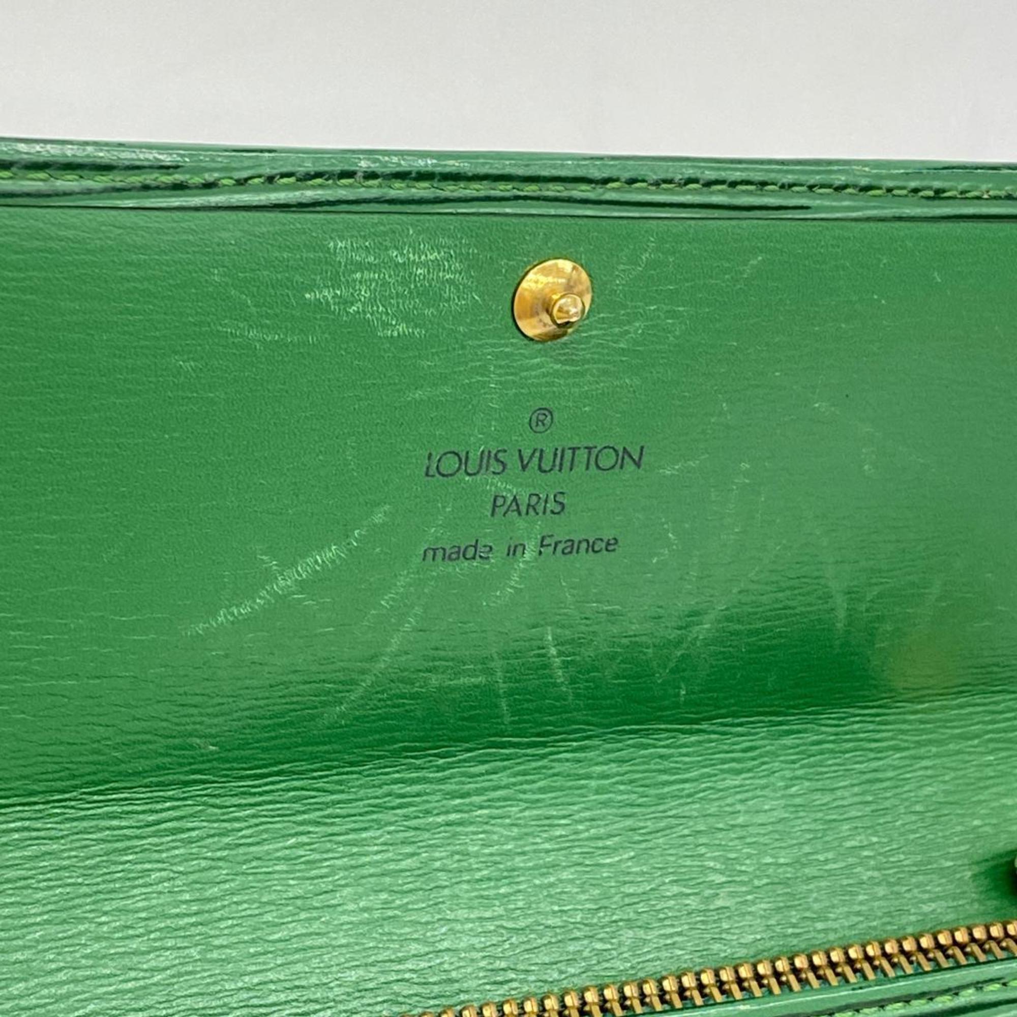 ルイ・ヴィトン(Louis Vuitton) ルイ・ヴィトン 長財布 エピ ポシェットポルトモネクレディ M63574 ボルネオグリーンレディース