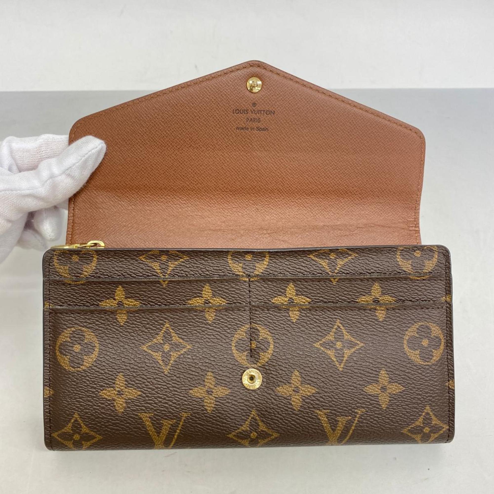 ルイ・ヴィトン(Louis Vuitton) ルイ・ヴィトン 長財布 モノグラム ポルトフォイユサラ M60531 ブラウンレディース