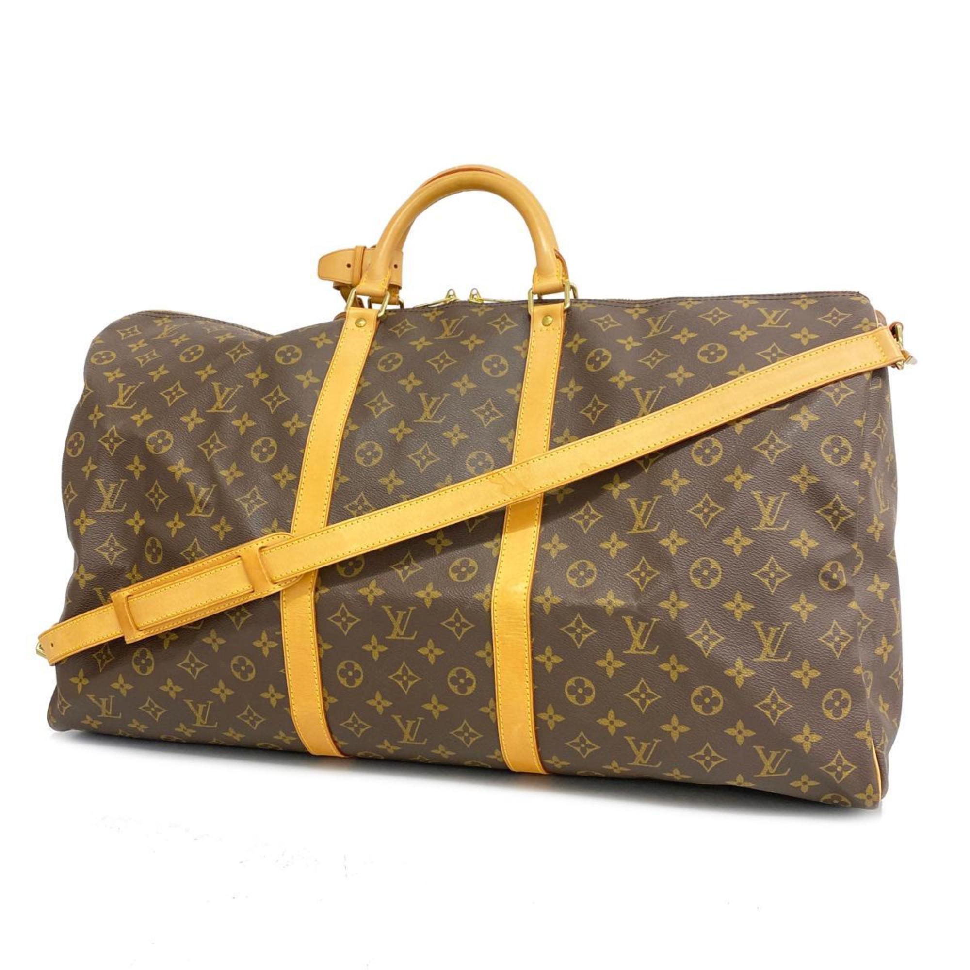 ルイ・ヴィトン(Louis Vuitton) ルイ・ヴィトン ボストンバッグ モノグラム キーポルバンドリエール60 M41412 ブラウンメンズ レディース