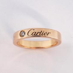 カルティエ(Cartier) カルティエ リング エングレーブド 1PD ダイヤモンド K18PG ピンクゴールド  レディース