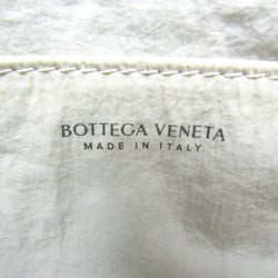 ボッテガ・ヴェネタ(Bottega Veneta) イントレチャート カセット レディース,メンズ レザー ボディバッグ ホワイト