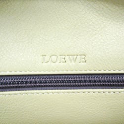 ロエベ(Loewe) アマソナ 360.79.002 レディース スエード,レザー ハンドバッグ ベージュ,ダークブラウン