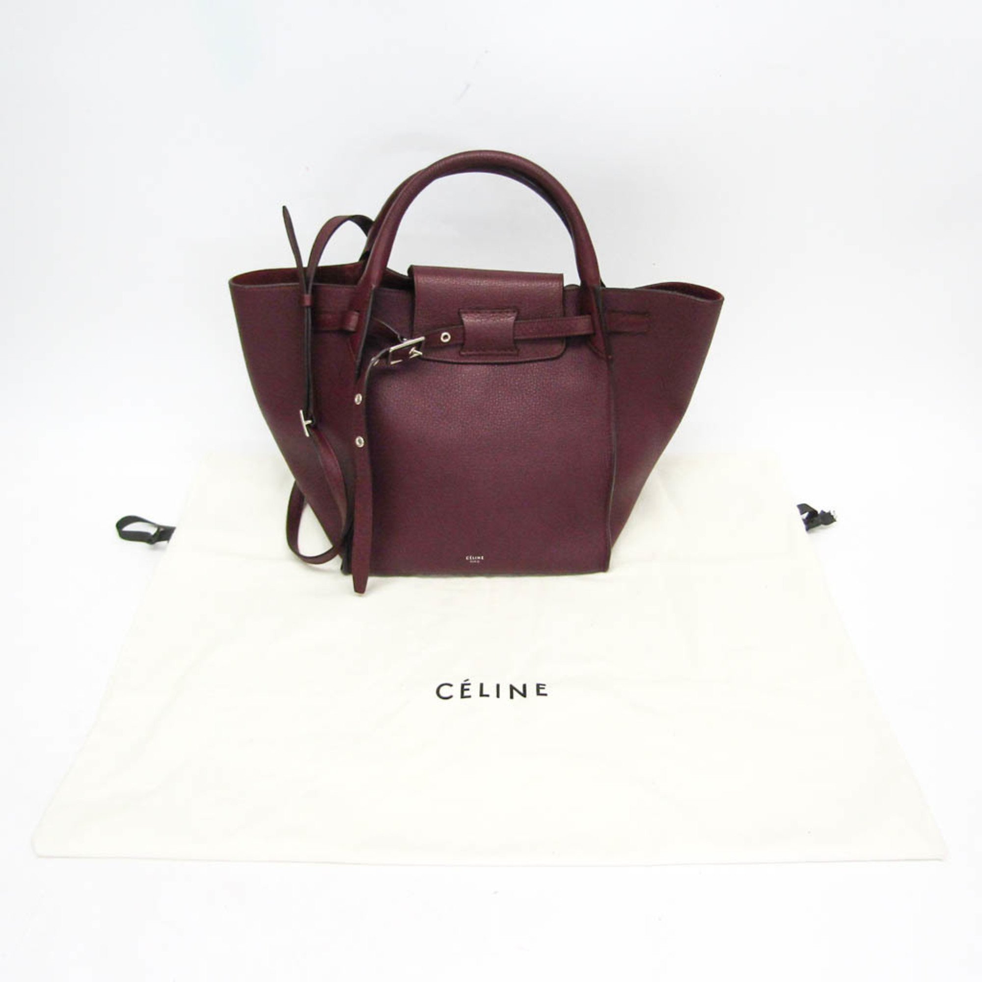 セリーヌ(Celine) ビッグバッグ スモール 183313 レディース レザー ハンドバッグ,ショルダーバッグ ワイン