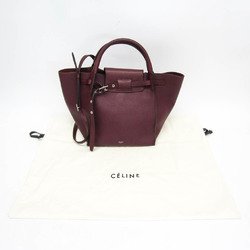 セリーヌ(Celine) ビッグバッグ スモール 183313 レディース レザー ハンドバッグ,ショルダーバッグ ワイン