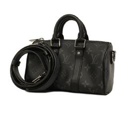 ルイ・ヴィトン(Louis Vuitton) ルイ・ヴィトン ショルダーバッグ モノグラム・エクリプス キーポルバンドリエール25 M46271 ブラック グレーレディース