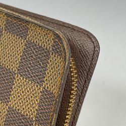 ルイ・ヴィトン(Louis Vuitton) ルイ・ヴィトン 長財布 ダミエ ポルトモネジップ N61728 エベヌメンズ レディース