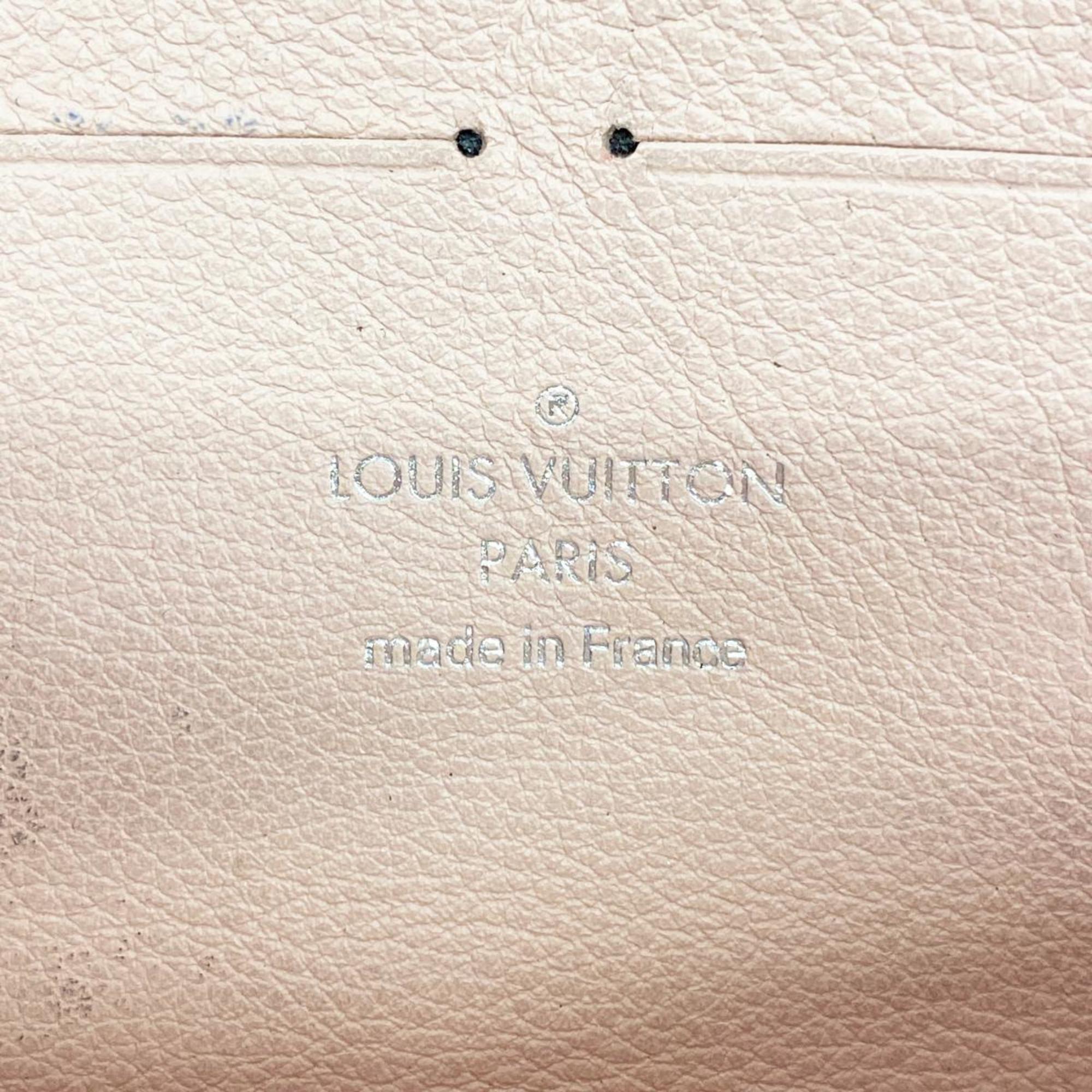 ルイ・ヴィトン(Louis Vuitton) ルイ・ヴィトン 長財布 マヒナ ジッピーウォレット M82755 ローズジャスミンメンズ レディース