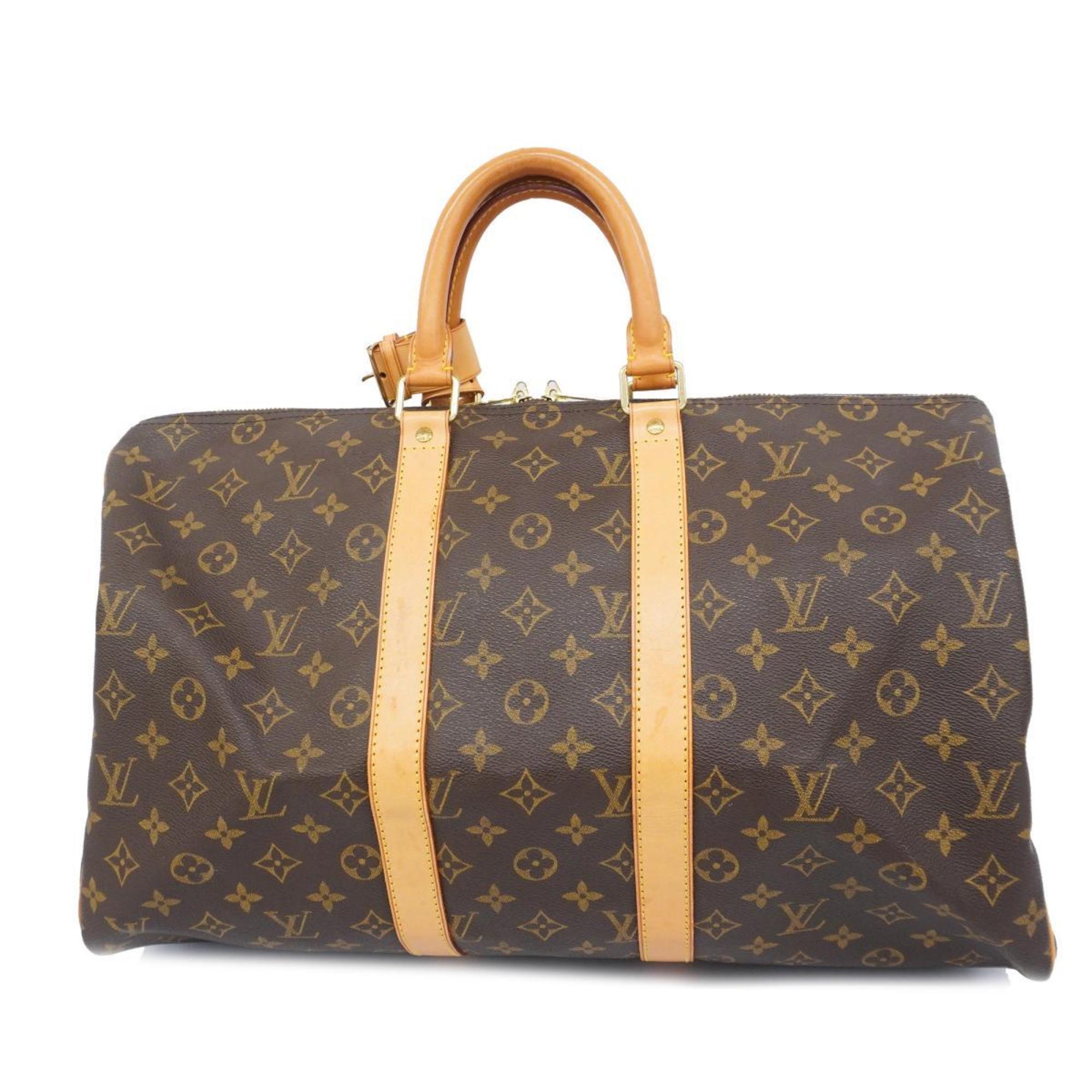 ルイ・ヴィトン(Louis Vuitton) ルイ・ヴィトン ボストンバッグ モノグラム キーポル45 M41428 ブラウンメンズ レディース