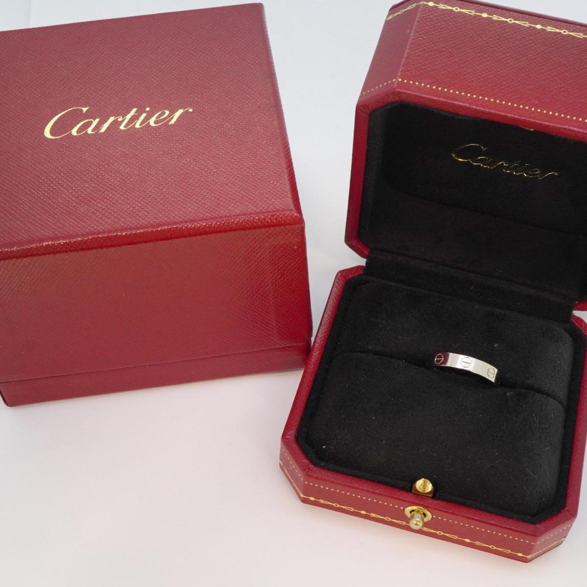 カルティエ(Cartier) カルティエ リング ラブ K18WG ホワイトゴールド  レディース