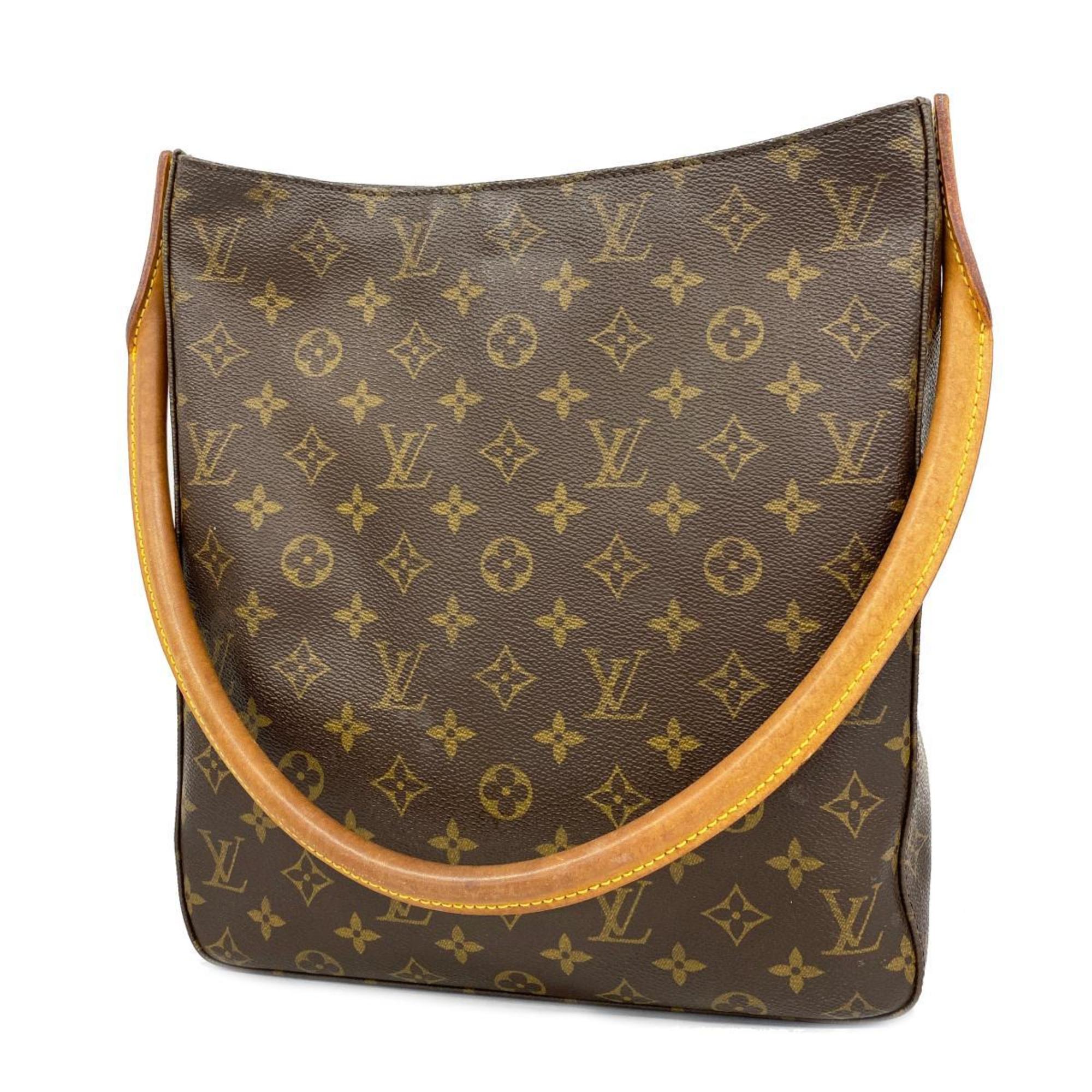 ルイ・ヴィトン(Louis Vuitton) ルイ・ヴィトン ショルダーバッグ モノグラム ルーピングGM M51145 ブラウンレディース