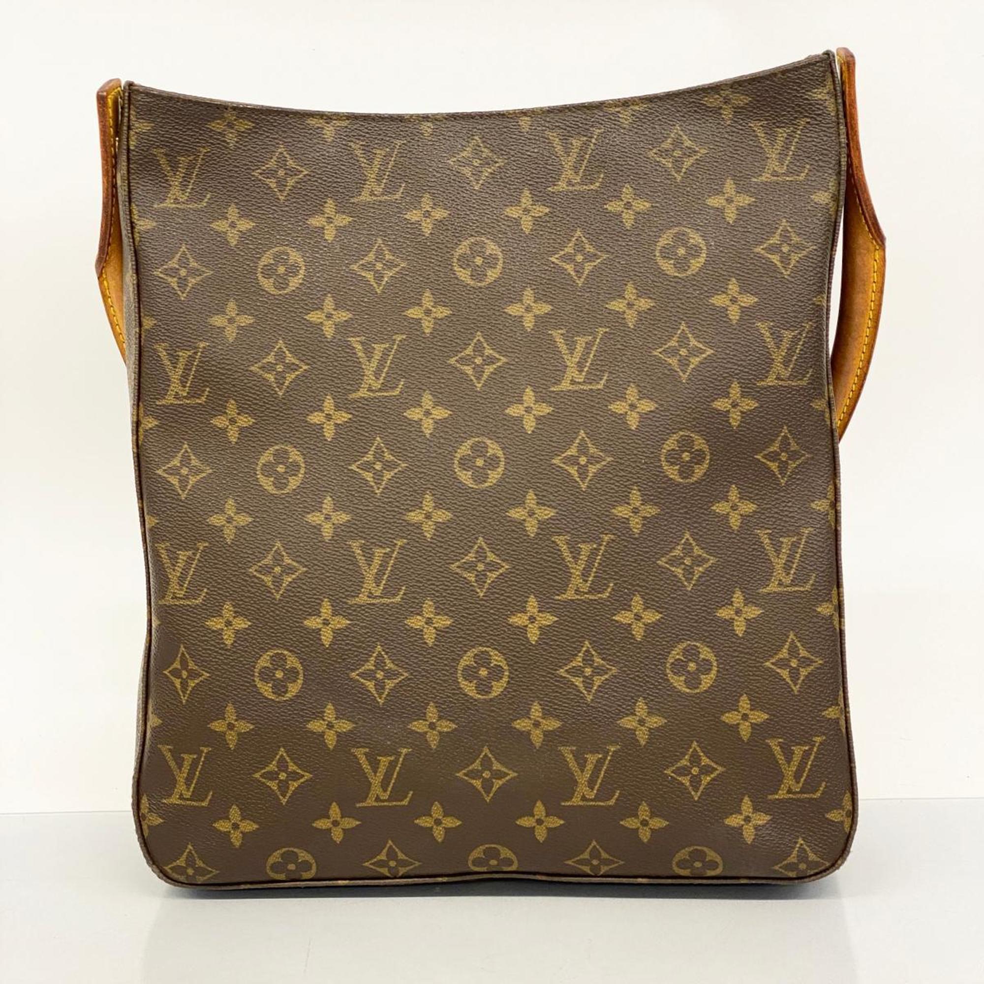 ルイ・ヴィトン(Louis Vuitton) ルイ・ヴィトン ショルダーバッグ モノグラム ルーピングGM M51145 ブラウンレディース