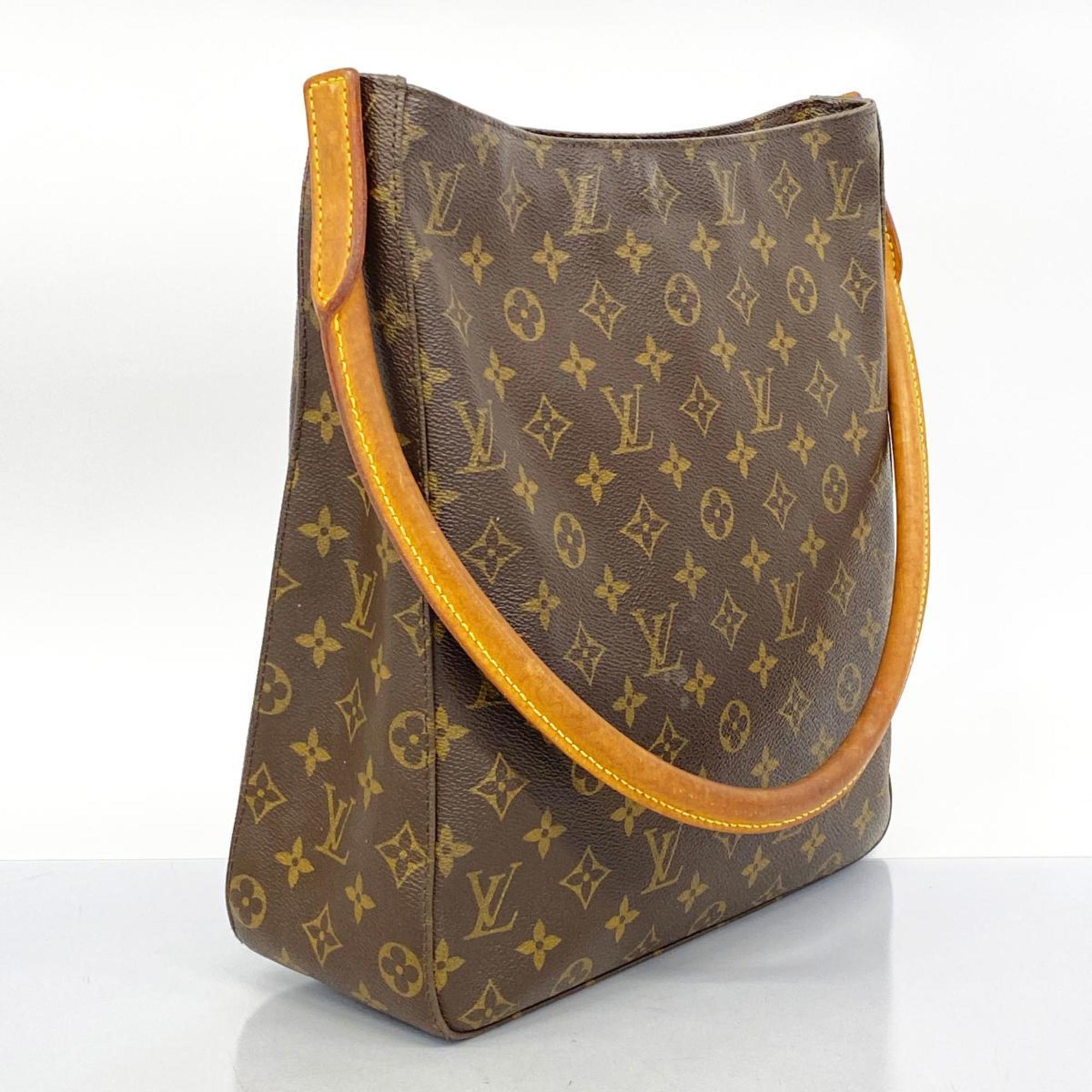 ルイ・ヴィトン(Louis Vuitton) ルイ・ヴィトン ショルダーバッグ モノグラム ルーピングGM M51145 ブラウンレディース