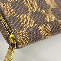 ルイ・ヴィトン(Louis Vuitton) ルイ・ヴィトン 長財布 ダミエ ポルトモネジップ N61728 エベヌメンズ レディース