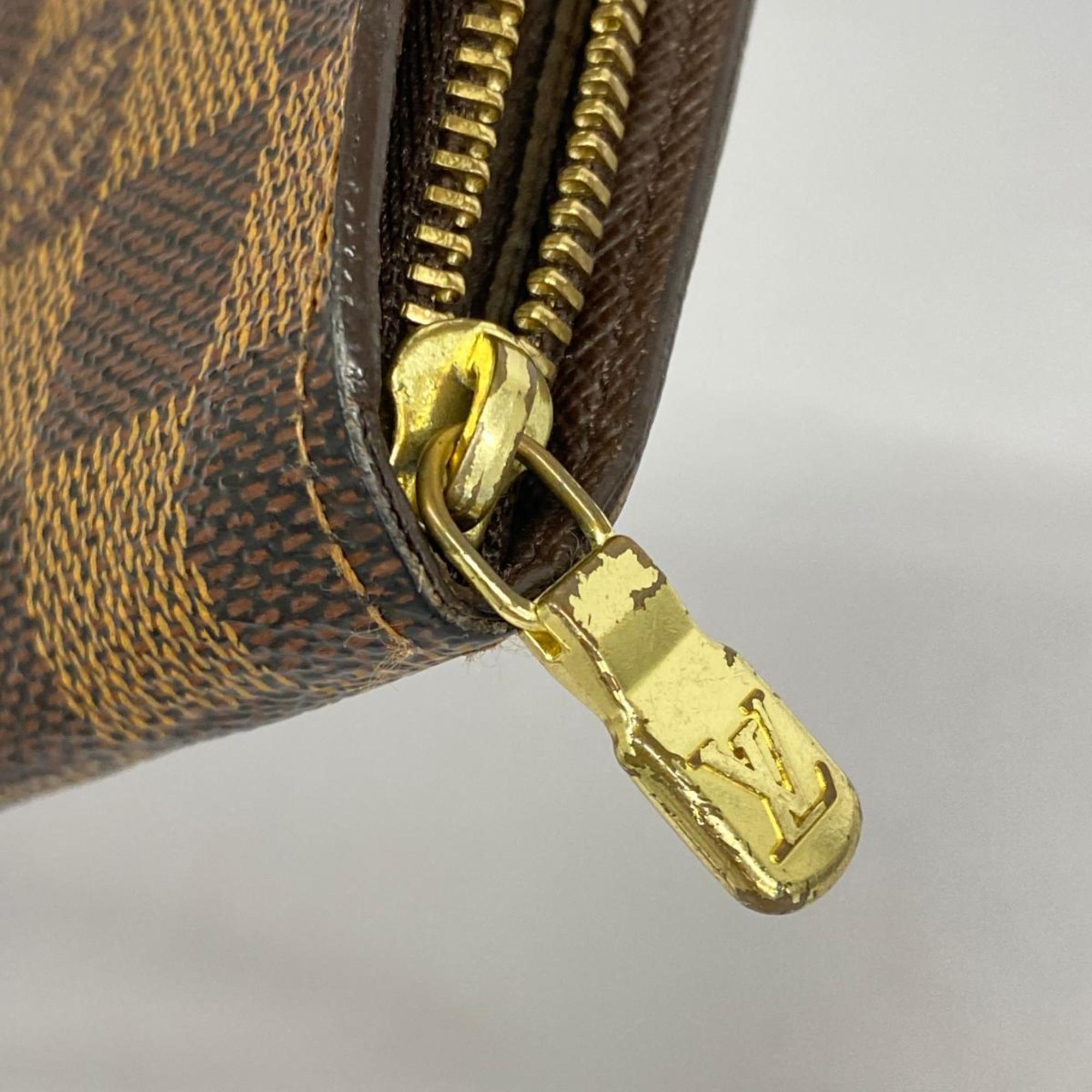 ルイ・ヴィトン(Louis Vuitton) ルイ・ヴィトン 長財布 ダミエ ポルトモネジップ N61728 エベヌメンズ レディース