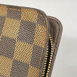 ルイ・ヴィトン(Louis Vuitton) ルイ・ヴィトン 長財布 ダミエ ポルトモネジップ N61728 エベヌメンズ レディース