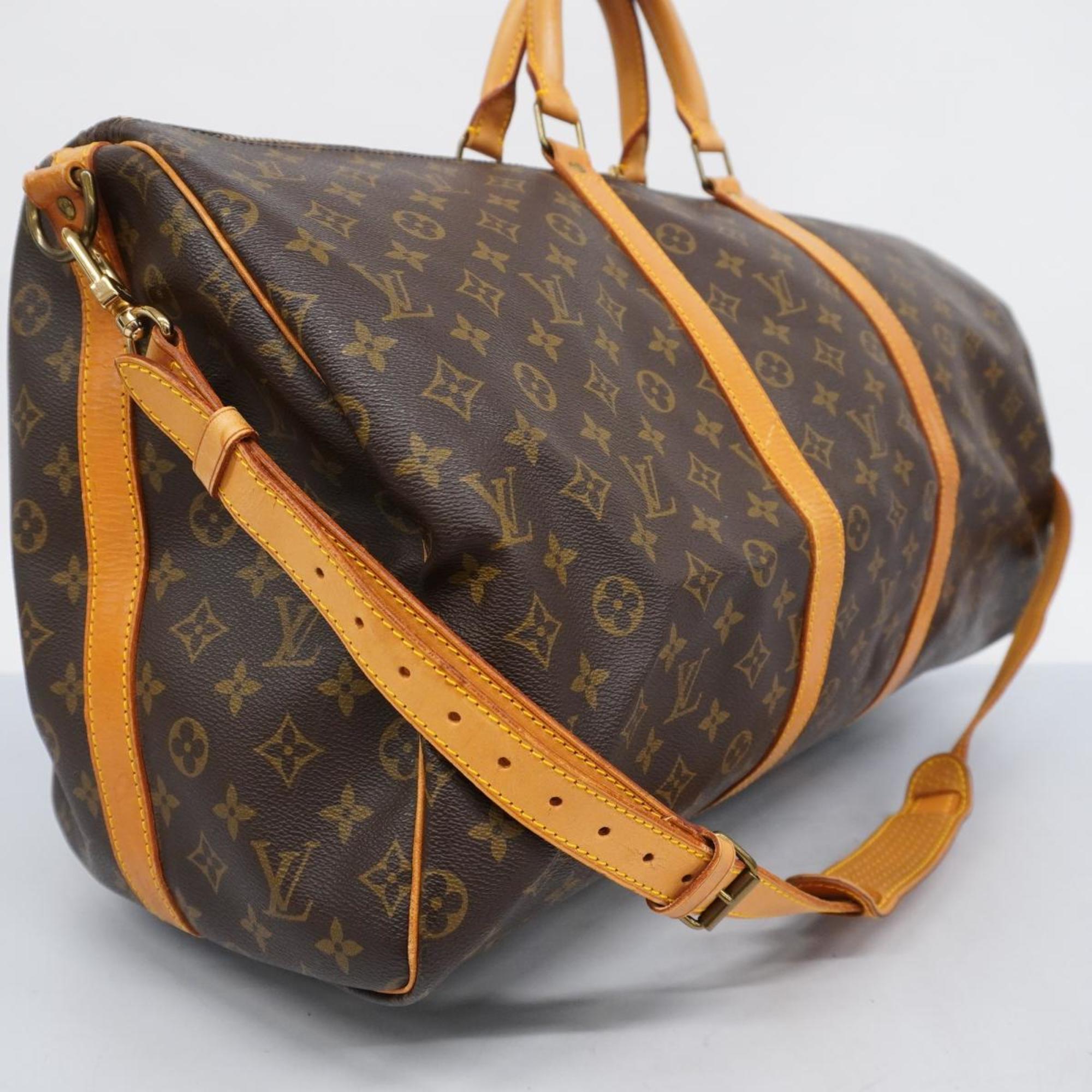 ルイ・ヴィトン(Louis Vuitton) ルイ・ヴィトン ボストンバッグ モノグラム キーポルバンドリエール55 M41414 ブラウンメンズ レディース