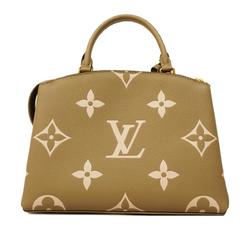 ルイ・ヴィトン(Louis Vuitton) ルイ・ヴィトン ハンドバッグ モノグラム・アンプラント バイカラー プティパレPM M58914 トゥルトレールクレームレディース